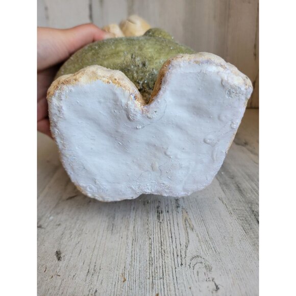 Vintage paper mache rabbit overalls‎ carrot Easter large home decor - Picture 8 of 8